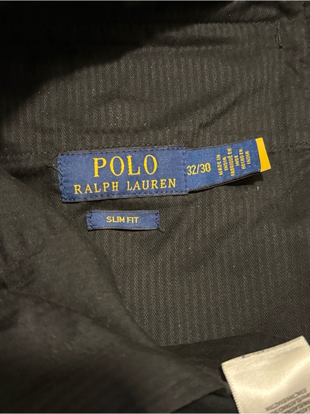 Polo Ralph Lauren Stretch Slim Fit Twill Cargo Pants Polo Black Men’s Size 32x30 - Picture 3 of 7